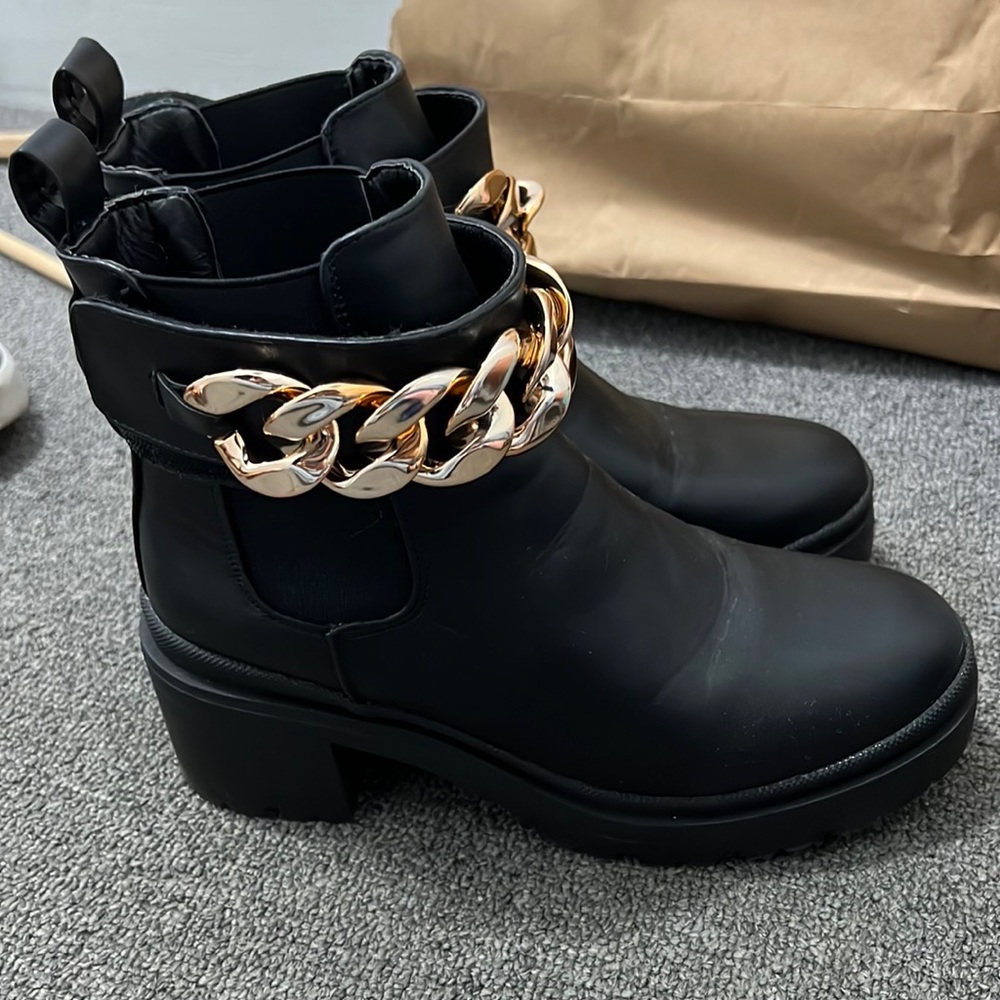 Black boots